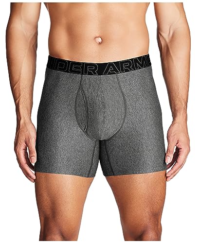 Under Armour Performance Tech Boxerjock, 15,2 cm, Einzelpack, Castlerock Solid, Größe 2XL von Under Armour