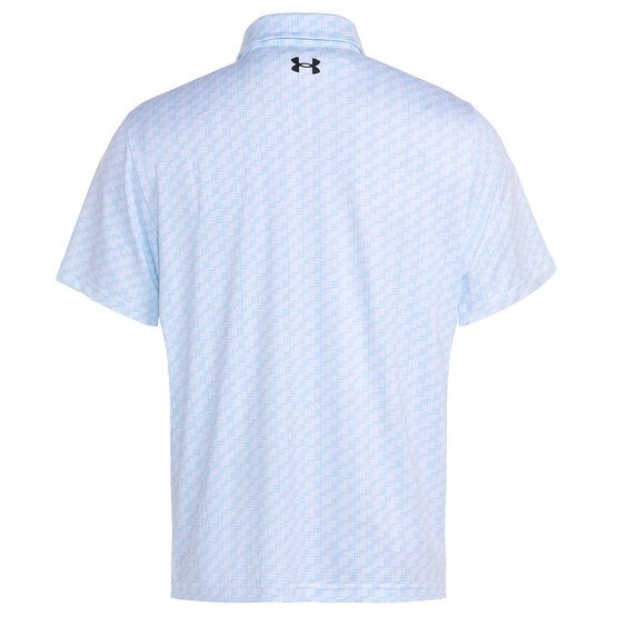 Under Armour Playoff 3.0 Club Digi Halbarm Polo hellblau von Under Armour
