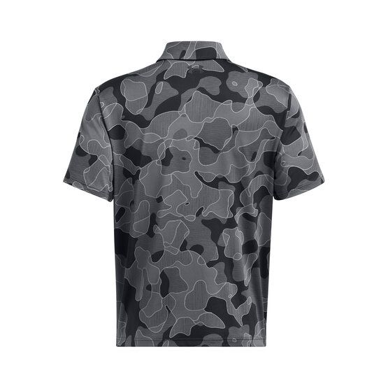 Under Armour Playoff 3.0 Course Camo Halbarm Polo schwarz von Under Armour