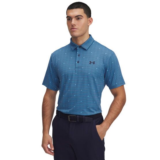 Under Armour Playoff 3.0 Pr. Deuces Slice Halbarm Polo petrol von Under Armour