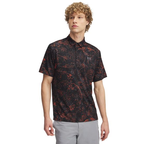 Under Armour Playoff 3.0 Pr. Hawaii Halbarm Polo schwarz von Under Armour