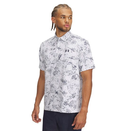 Under Armour Playoff 3.0 Pr. Hawaii Halbarm Polo weiß von Under Armour