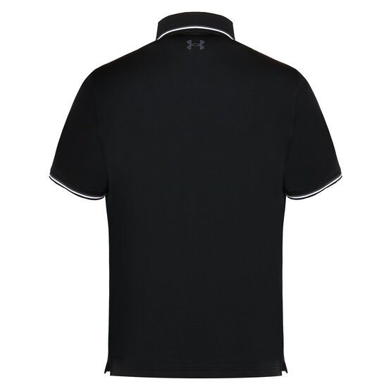 Under Armour Playoff 3.0 Rib Halbarm Polo schwarz von Under Armour