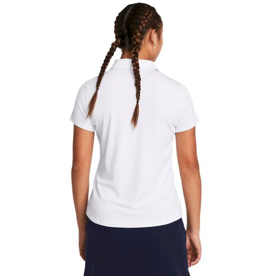 Under Armour Playoff Halbarm Polo weiß von Under Armour