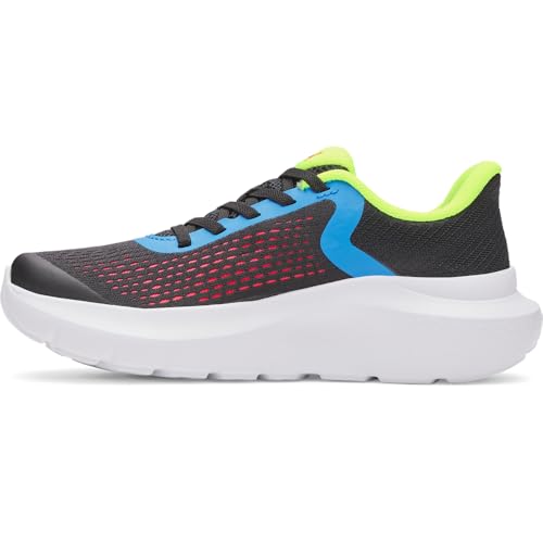 Under Armour Pre School Rogue 4 Alternate Lace Sneaker für Jungen, (004) Schwarz/High Vis Yellow/Racer Red, 2.5 Little Kid von Under Armour