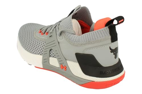 Under Armour Project Rock 4 Herren Trainers 3023695 Sneakers Schuhe (UK 10.5 US 11.5 EU 45.5, Grey Black 107) von Under Armour