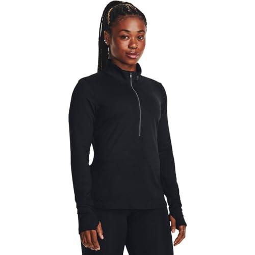 Under Armour Qualifier Run 1/2-Zip Longsleeve Damen schwarz, S von Under Armour