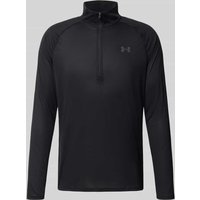 Under Armour Regular Fit Longsleeve mit Reißverschluss Modell 'Tech' in Black, Größe XXL von Under Armour