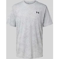 Under Armour Regular Fit T-Shirt mit Logo-Print Modell 'Tech' in Hellgrau, Größe M von Under Armour