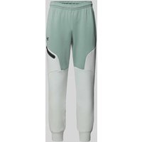 Under Armour Relaxed Fit Sweatpants mit Logo-Print Modell 'Unstoppable' in Mint, Größe XXL Under Armour Relaxed Fit Sweatpants mit Logo-Print Modell 'Unstoppable' in Mint, Größe XXL von Under Armour