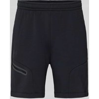 Under Armour Relaxed Fit Sweatshorts mit Logo-Print Modell 'Unstoppable' in Black, Größe XXL Under Armour Relaxed Fit Sweatshorts mit Logo-Print Modell 'Unstoppable' in Black, Größe XXL von Under Armour