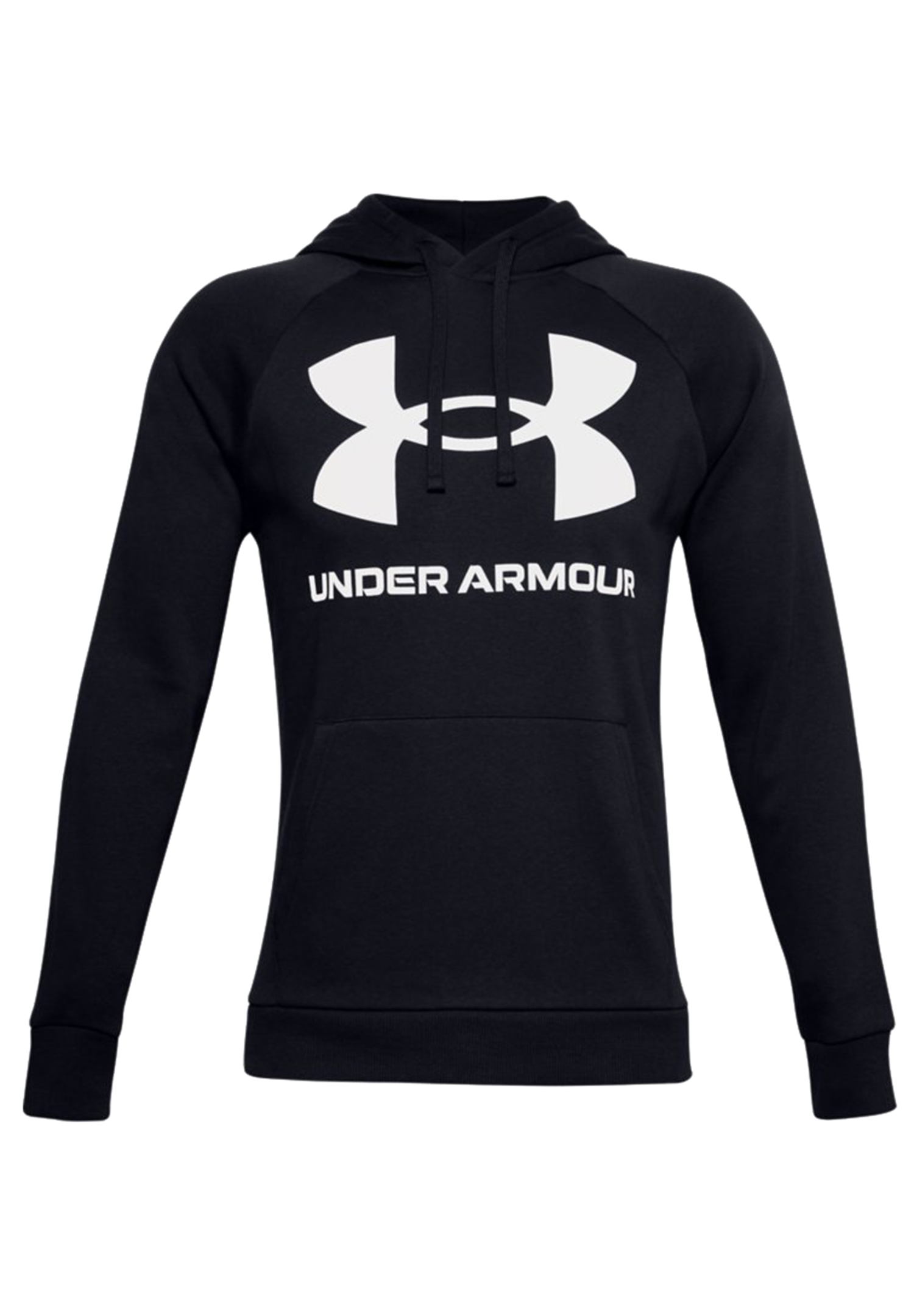 Under Armour Rival Fleece Big Logo Hoodie Herren Sweatshirt 1357093 001 schwarz von Under Armour