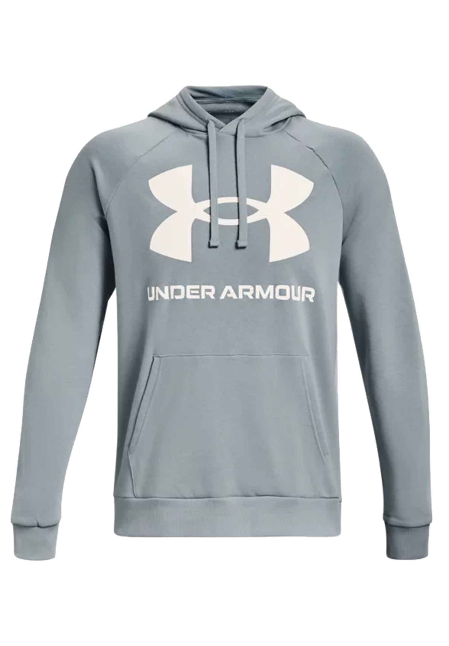 Under Armour Rival Fleece Big Logo Hoodie Herren Sweatshirt 1357093 465 blau von Under Armour