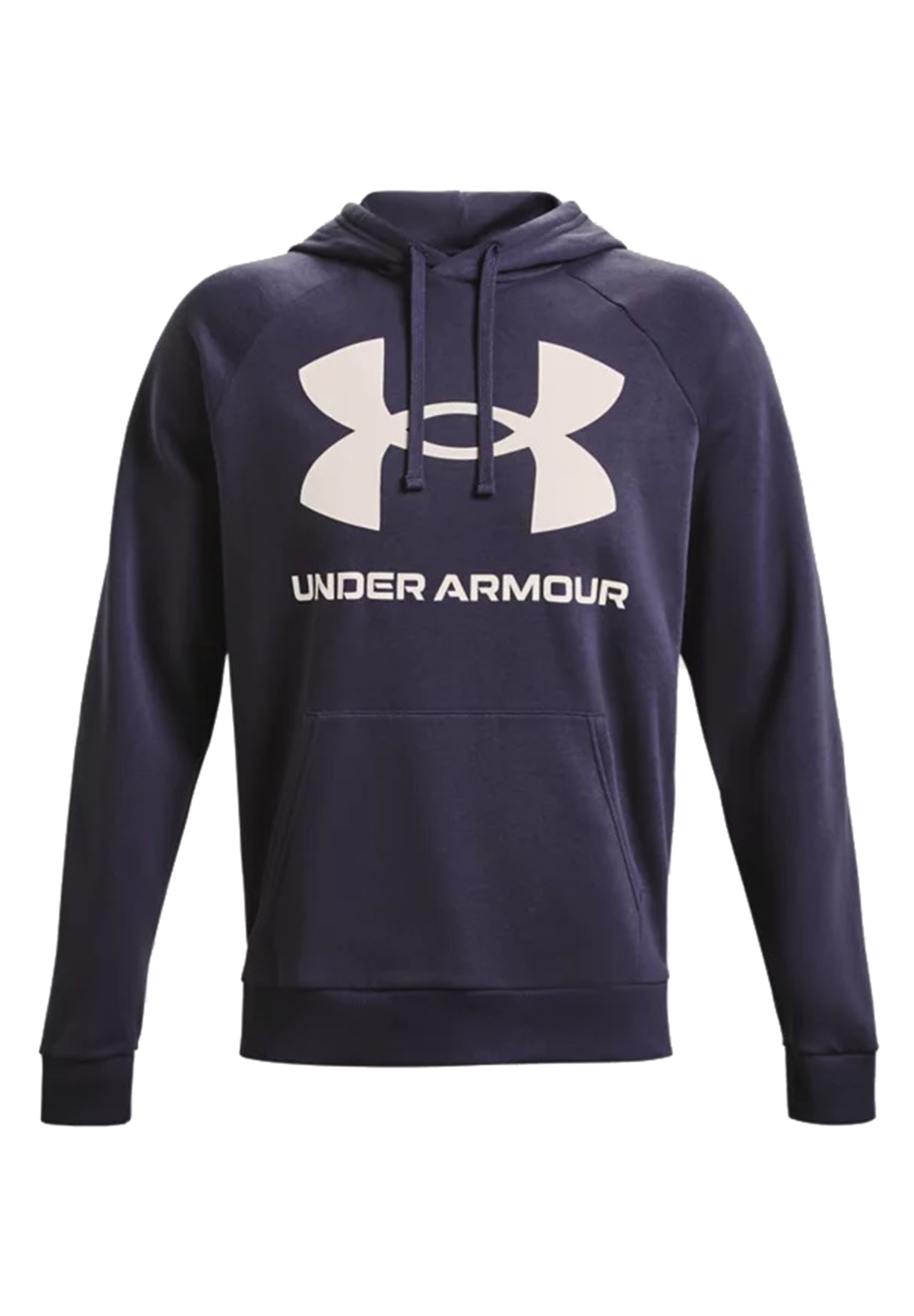 Under Armour Rival Fleece Big Logo Hoodie Herren Sweatshirt 1357093 558 blau von Under Armour