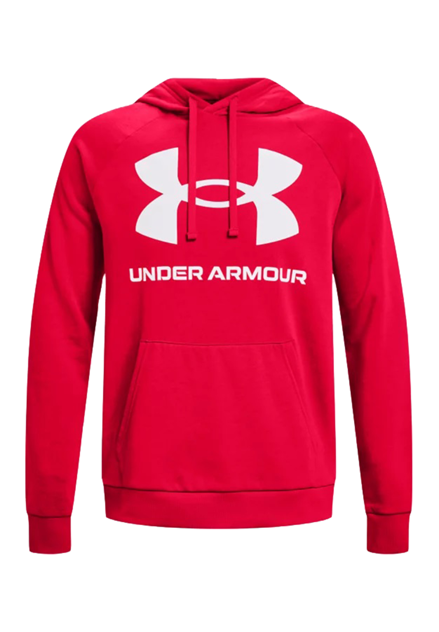 Under Armour Rival Fleece Big Logo Hoodie Herren Sweatshirt 1357093 600 rot von Under Armour