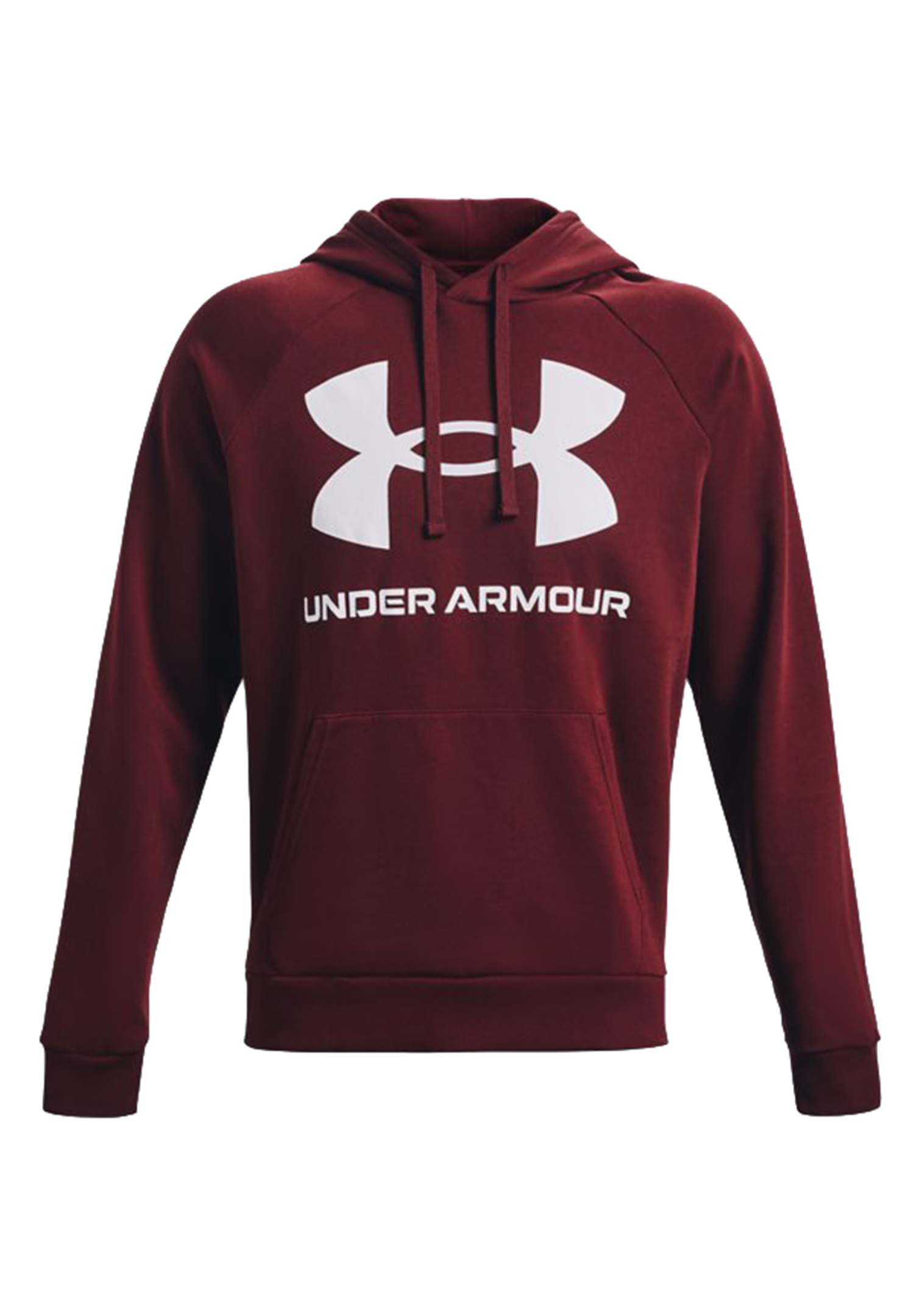 Under Armour Rival Fleece Big Logo Hoodie Herren Sweatshirt 1357093 690 rot von Under Armour