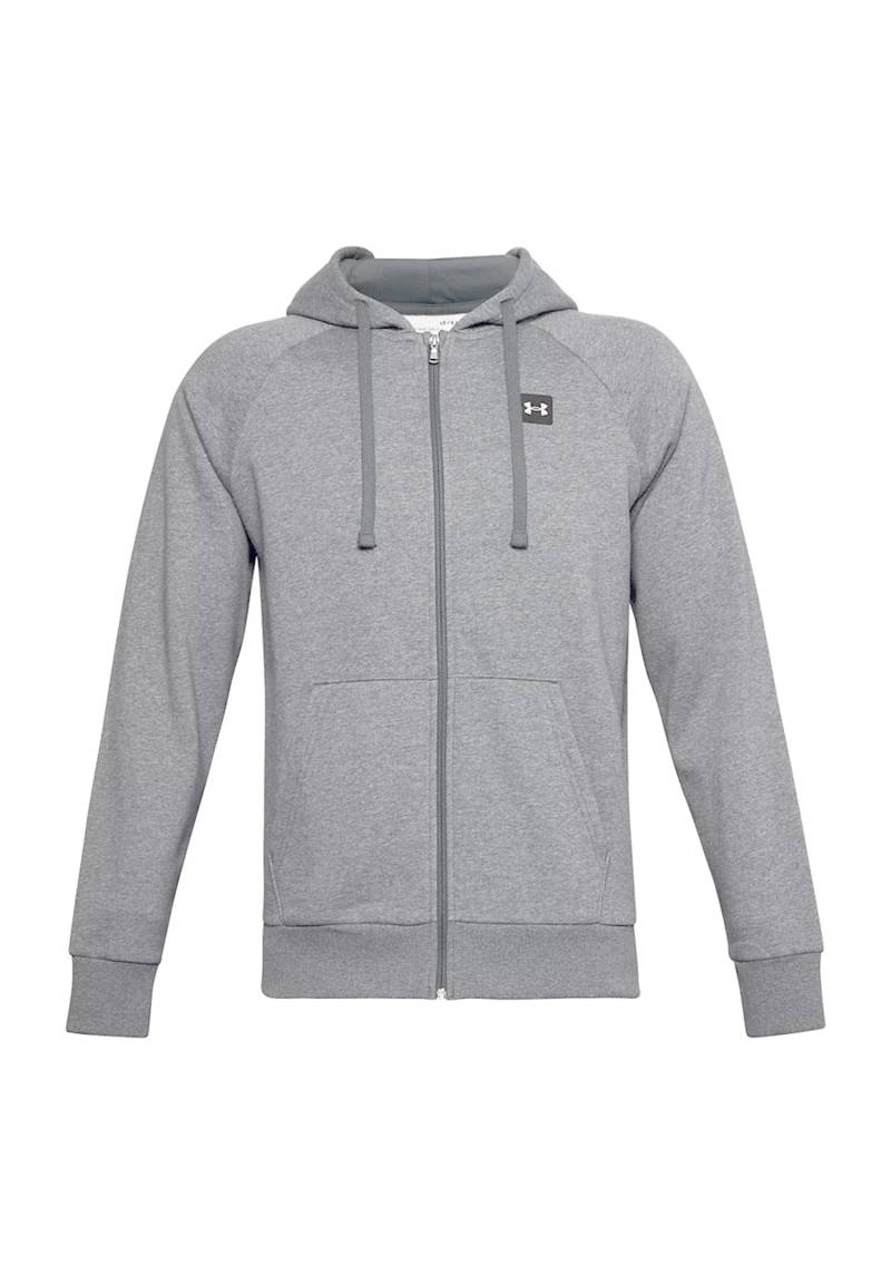Under Armour Rival Fleece Hoodie Full Zip Herren Sweatjacke 1357111 012 grau von Under Armour