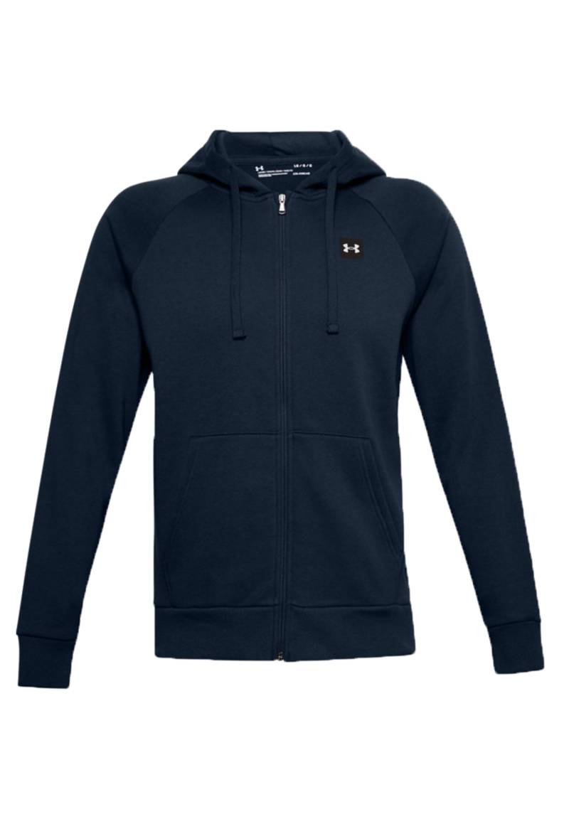 Under Armour Rival Fleece Hoodie Full Zip Herren Sweatjacke 1357111 navy von Under Armour