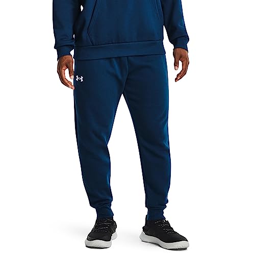 Under Armour Herren Rival Fleece-Jogginghose Hose, (426) Varsity Blue/White, Groß von Under Armour