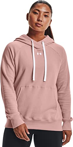 Under Armour Rival Fleece Kapuzenpullover Damen rosa, S von Under Armour