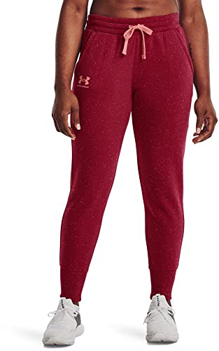 Under Armour Rival Fleece Trainingshose Damen schwarz/pink, XL von Under Armour