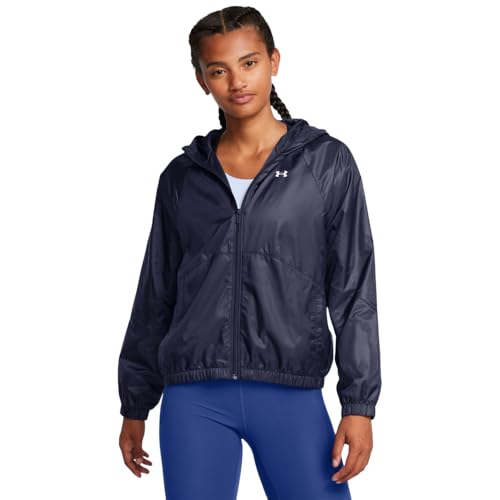 Under Armour Rival Sport Windbreak JKT Größe EU Large, 0410 - Midnight Navy, L/XL von Under Armour