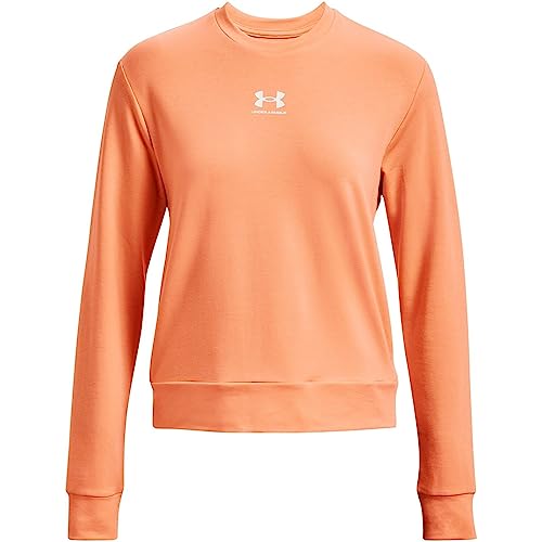 Under Armour Rival Sweatshirt Damen orange, XS von Under Armour