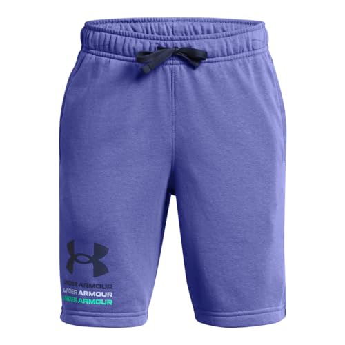 Under Armour Rival Terry Shorts für Jungen, (561) Starlight / Downpour Gray, XL von Under Armour