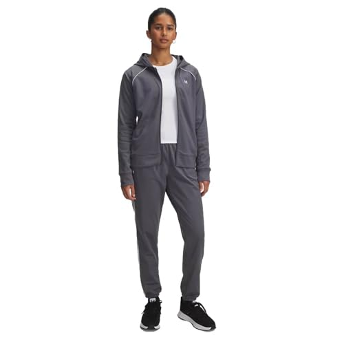 Under Armour Rival Tricot Tracksuit HD für Damen, Größe M, Grau von Under Armour