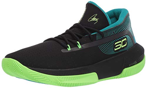 Under Armour SC 3Zero III GS Basketball Trainers 3022117 Sneakers Schuhe (UK 5 US 5.5Y EU 38, Schwarz 003), Schwarz 003, 38.5 EU von Under Armour