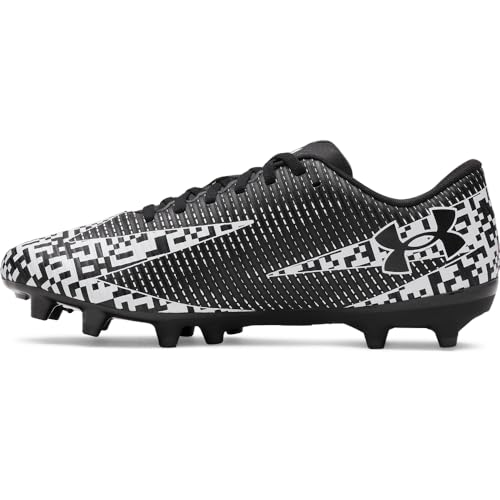 Under Armour Shadow Select 3 Fg Sneaker für Erwachsene, unisex, (004) Schwarz/Weiß/Weiß, 9 Women/7.5 Men von Under Armour