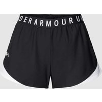 Under Armour Shorts mit elastischem Logo-Bund Modell 'Play Up' in Black, Größe XL von Under Armour