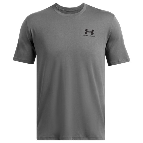 Under Armour - Sportstyle Left Chest S/S - Funktionsshirt Gr XL - Regular grau von Under Armour