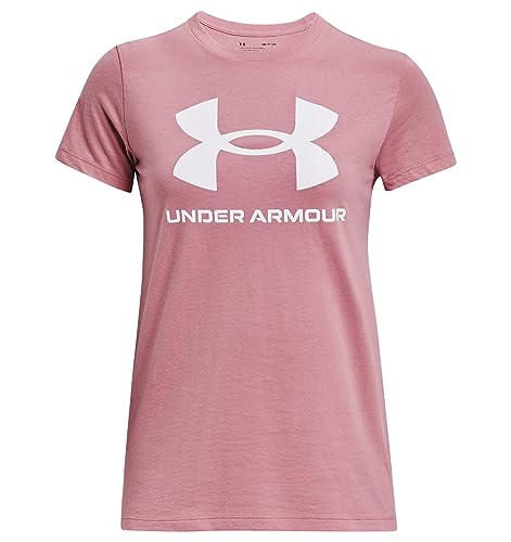 Under Armour Sportstyle Logo Short Sleeve T-shirt S, (697) Rosa Elixier / / Weiß, 1356305 von Under Armour