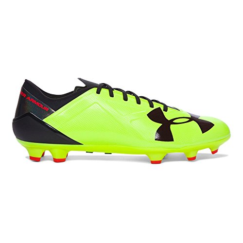 Under Armour Spotlight Bl Fg - high-vis yellow / rocket red, Größe #:7 von Under Armour