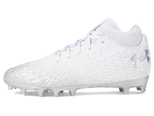 Under Armour Spotlight Clone 4.0 MC, Weiß/Metallic-Silber/Metallic-Silber, 44 EU von Under Armour