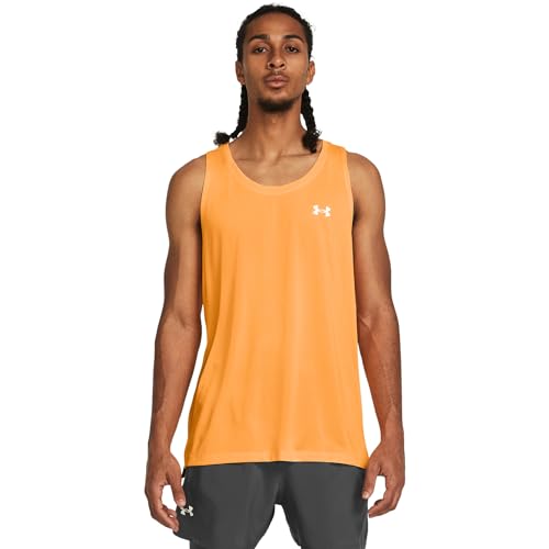 Under Armour Streaker Singlet, Nova Orange/Reflektierend, Klein von Under Armour