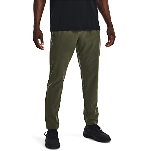 Under Armour Herren Gewebte Stretch Hose, (390) Marine Od Grün/Schwarz, Groß von Under Armour