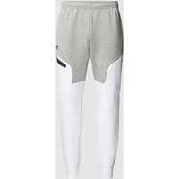 Under Armour Sweathose mit Logo-Print in Hellgrau, Größe XXL von Under Armour