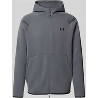 Under Armour Sweatjacke mit Zweiwege-Reißverschluss Modell 'Unstoppable' in Anthrazit, Größe XXL von Under Armour