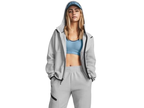 Under Armour Sweatshirts Unstoppable FLC FZ Damen TG XS, Mod Grau Schwarz von Under Armour