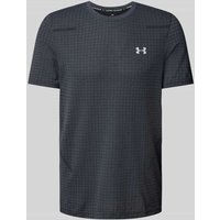 Under Armour T-Shirt mit Label-Print Modell 'Seamless' in Anthrazit, Größe XXL von Under Armour