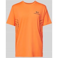 Under Armour T-Shirt mit Label-Print in Orange, Größe L von Under Armour