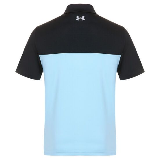 Under Armour T2 Color Block Halbarm Polo hellblau von Under Armour