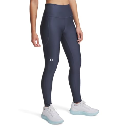 Under Armour TECH HIRISE Legging Downpour Gray - L von Under Armour