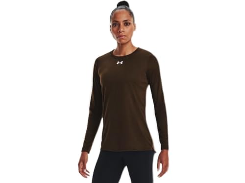 Under Armour Team Tech Damen Langarm, Cleveland Brown / White, L von Under Armour