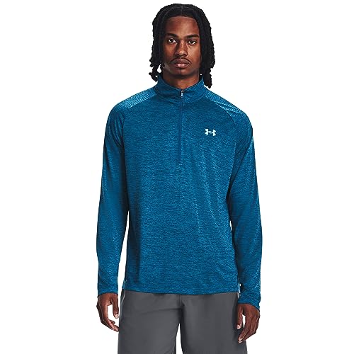 Under Armour Herren Tech 2.0 1/2 Zip Sweatshirt, (426) Varsity Blue/Blizzard, Mittel von Under Armour