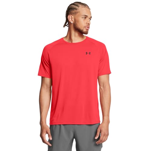 Under Armour Tech 2.0 Herren-T-Shirt, kurzärmelig, (713) Racer Red/Black, XX-Large von Under Armour