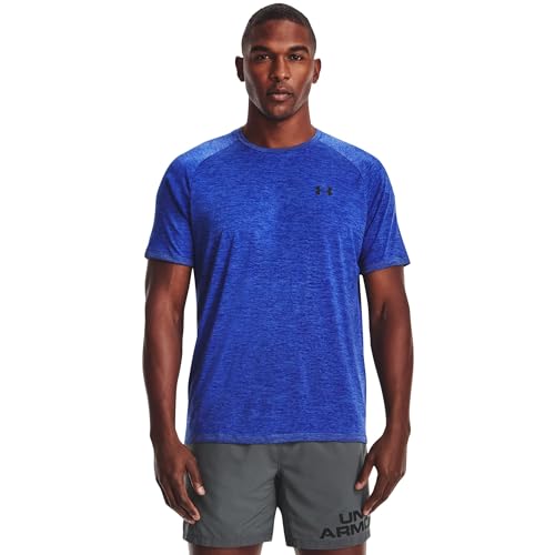 Under Armour Tech 2.0 Herren-T-Shirt, kurzärmelig, V-Ausschnitt, Starlight/Schwarz, XX-Large Hoch von Under Armour