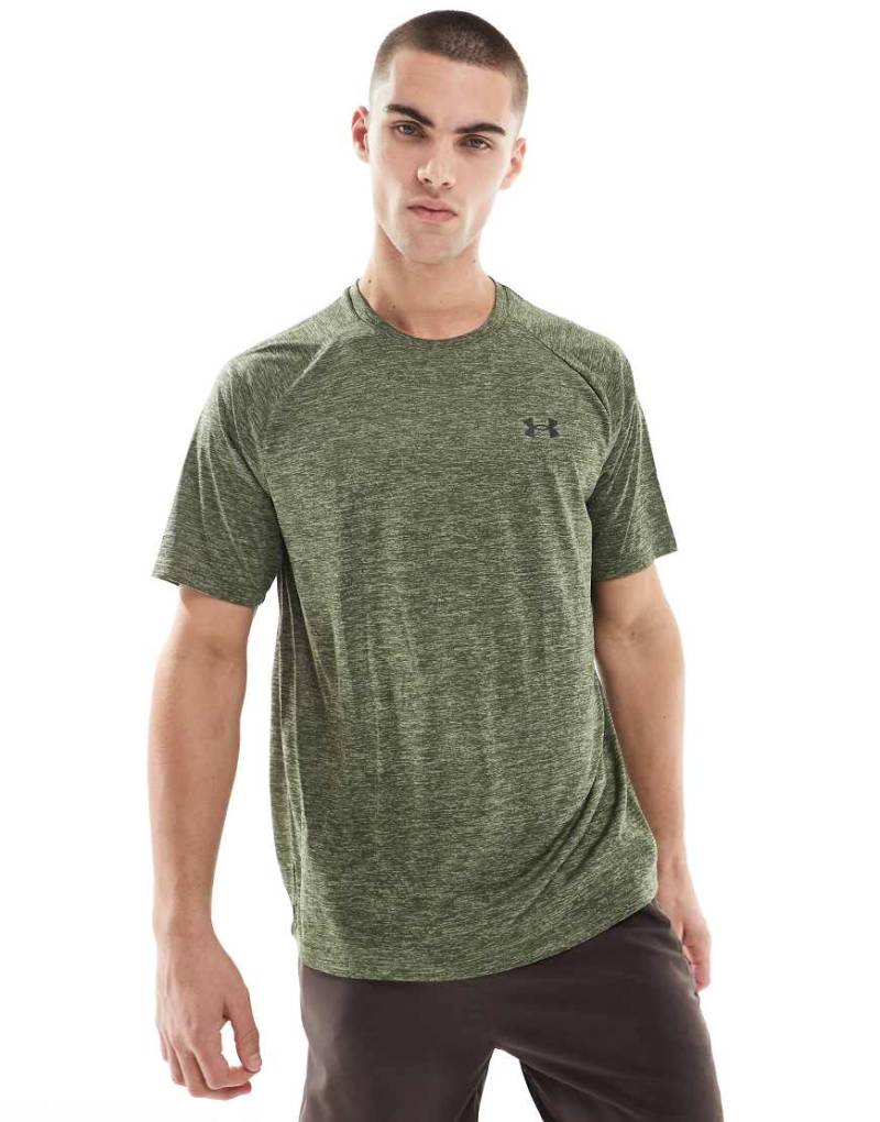 Under Armour - Tech 2.0 - T-Shirt in Khaki-Grün von Under Armour